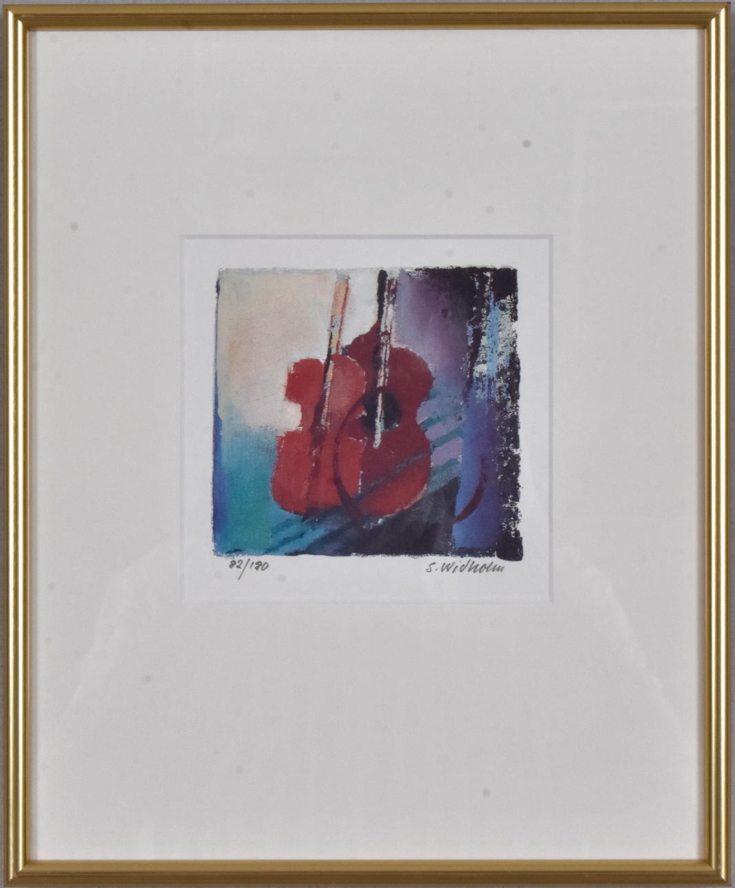 STELLAN WIDHOLM. Color lithography.