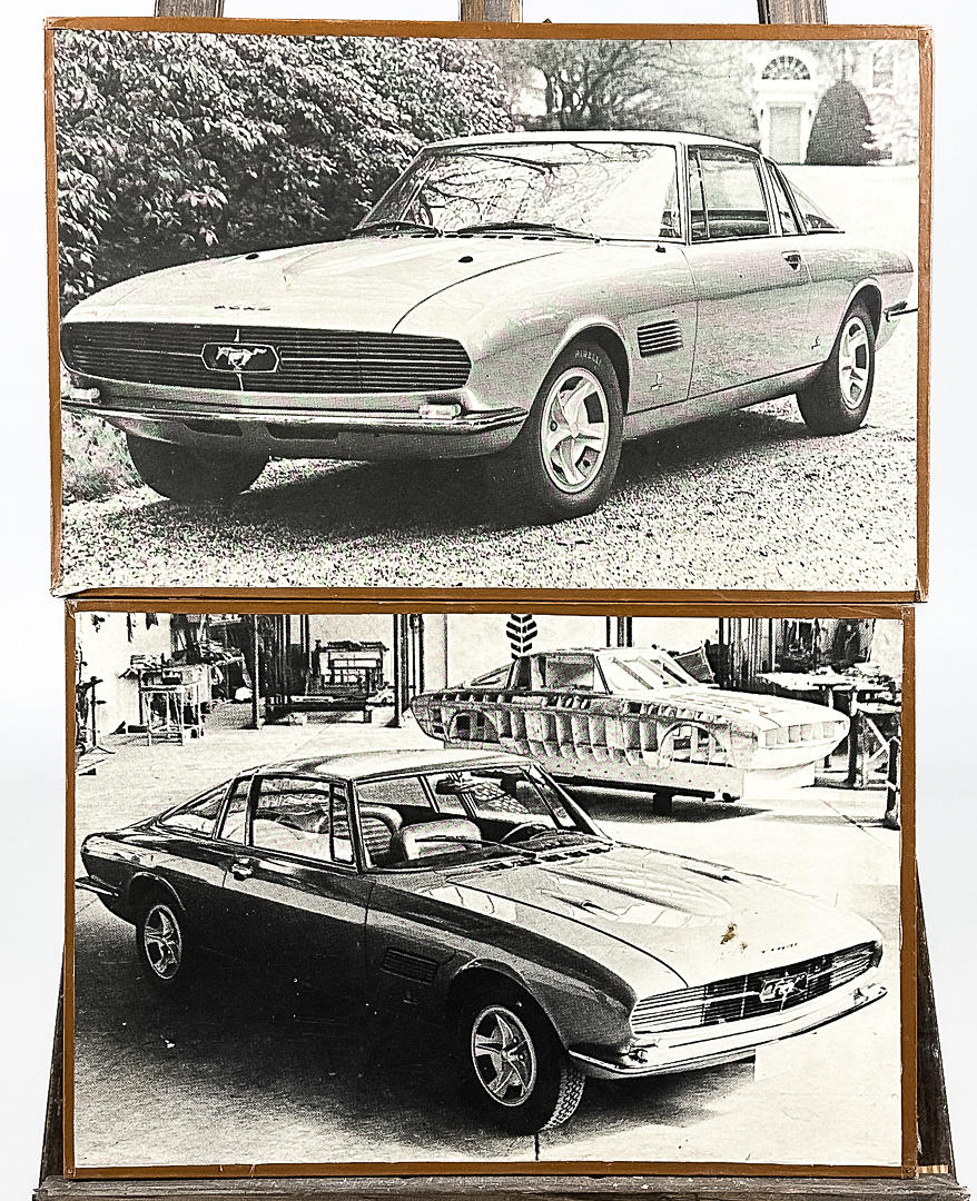 TWO 'Ford Mustang' panel photographs, 1960s.
