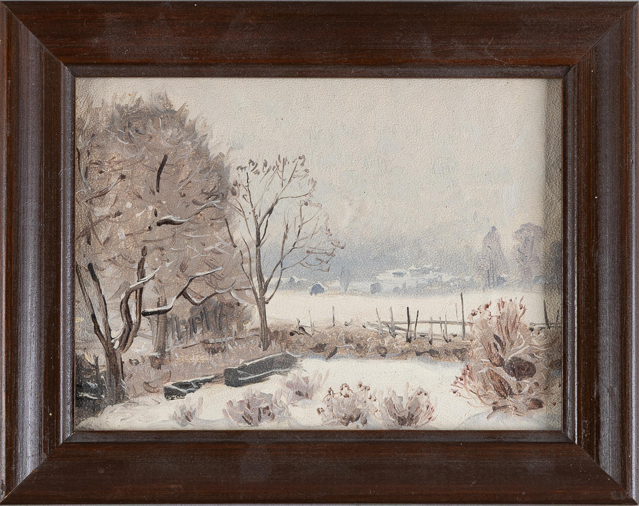 OLOF ARBORELIUS. Winter landscape.