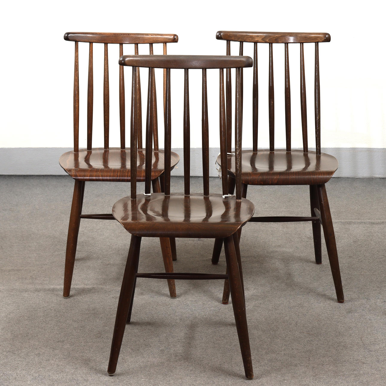 STAINED PEDESTALS, 1970'S.