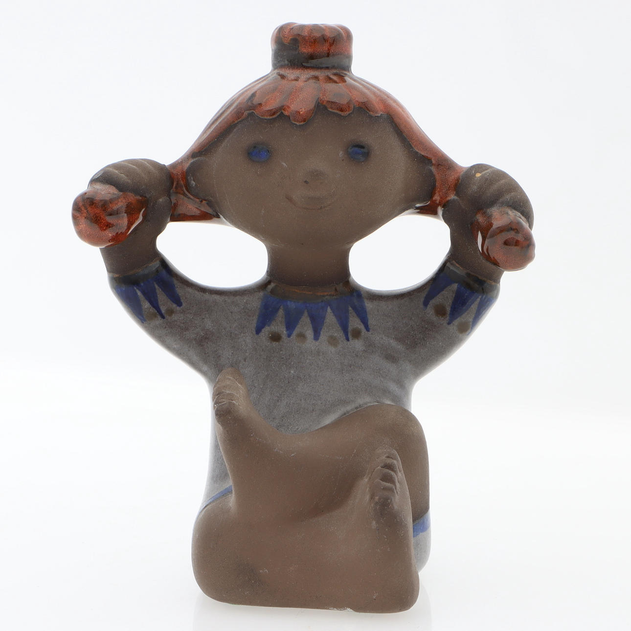 DOROTHY CLOUGH. Figure, Pippi Longstocking, earthenware, Upsala Ekeby.