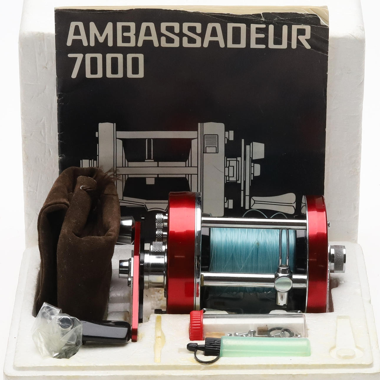 Moulinet De Pêche Abu Sweden Ambassadeur 7000 'Big A' – Occasion – Fabriqué En Suède