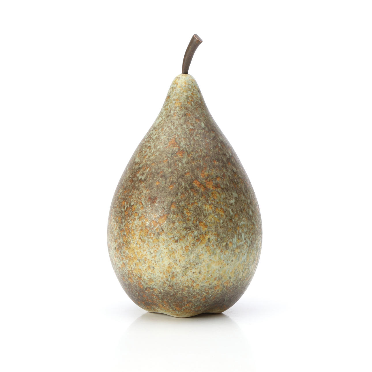 KAJ FOGELBERG. ceramic, pear, signed, numbered 69/250.