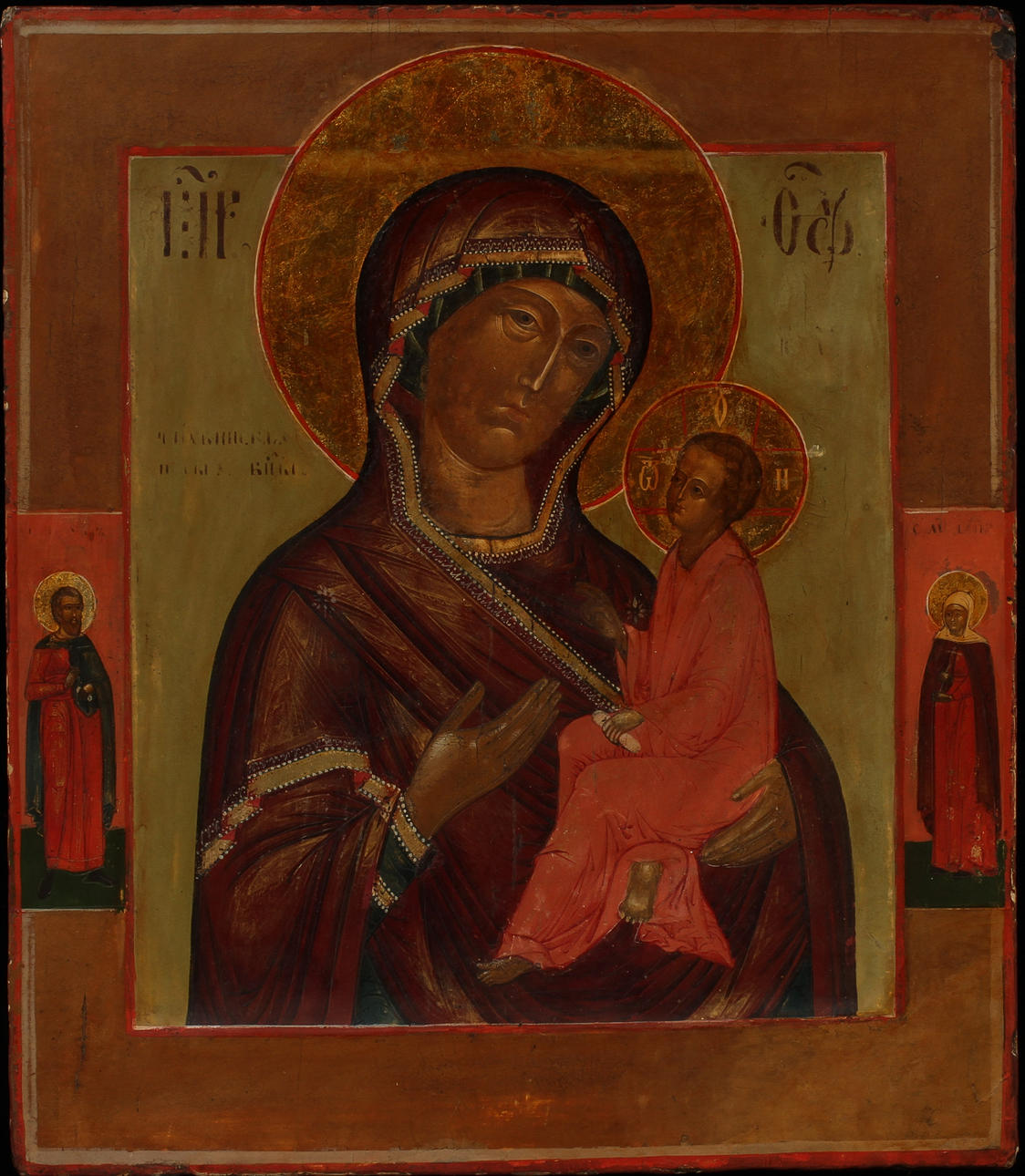 IKON, madonnamotiv, Ryssland, 1800-tal.