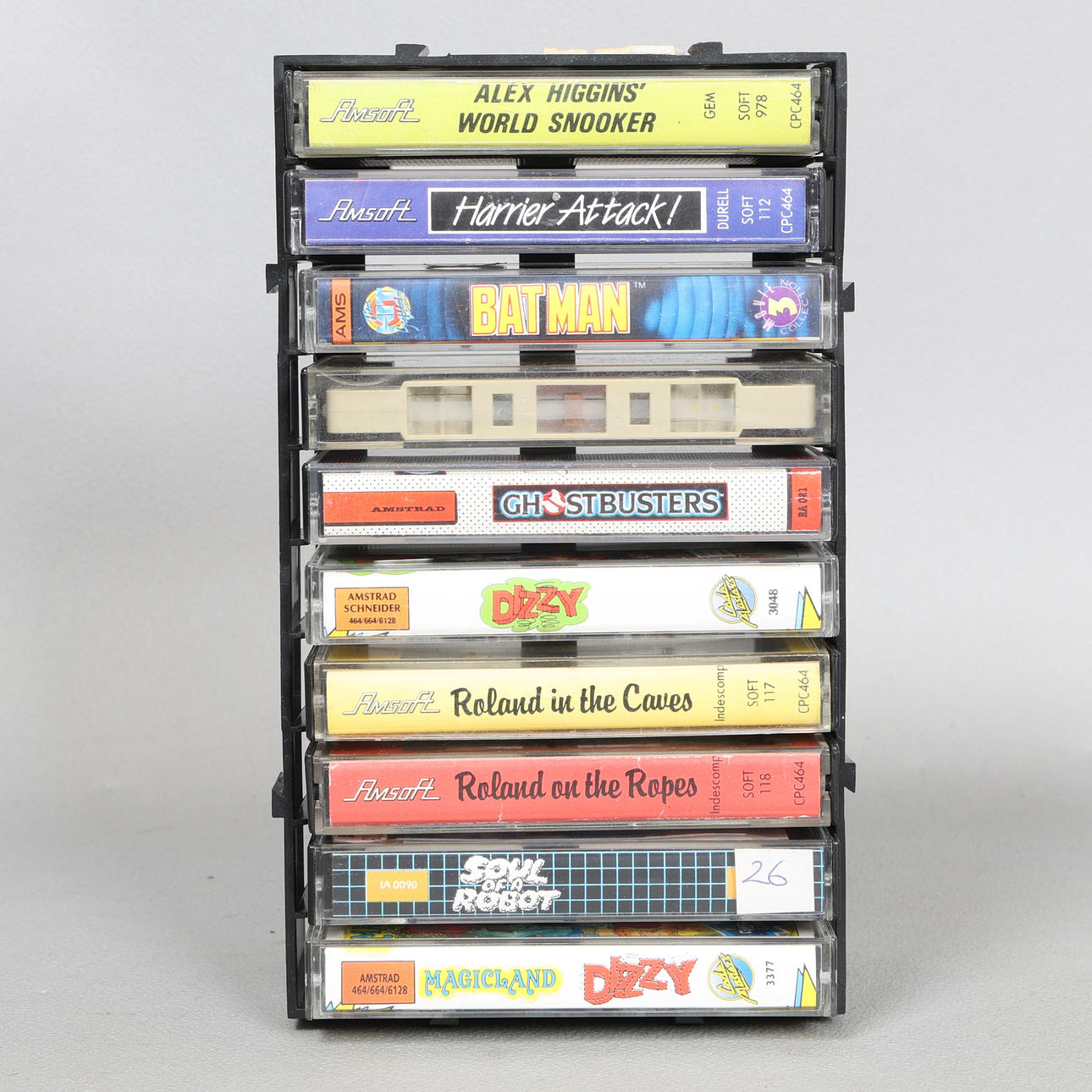 TI AMSTRAD AMSOFT KASSETTE SPIL (10).