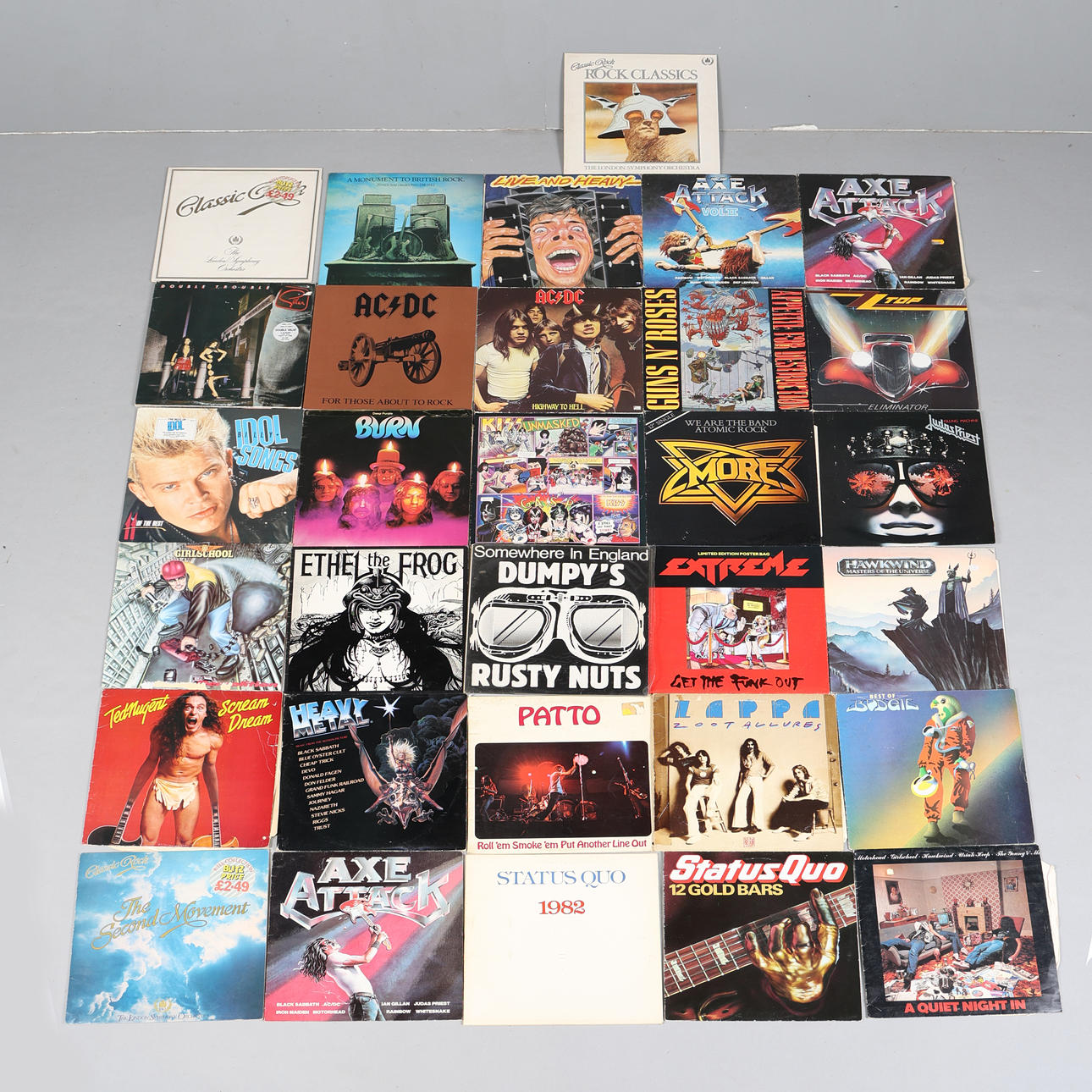 HARDROCK/ PROG/METAL AUF VINYL (MENGE).