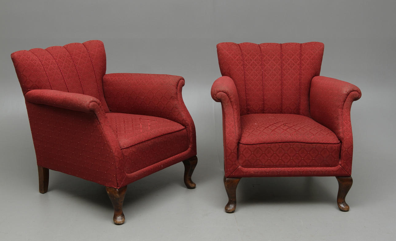 FÅTÖLJER 1 par, 1900-tal.