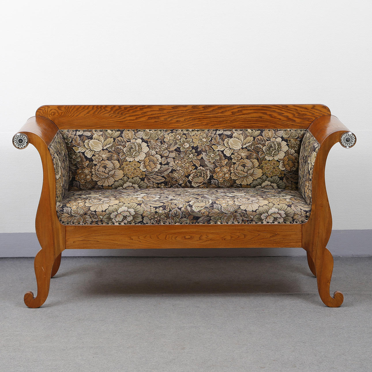 SOFA, KARL-JOHAN STYLE, 19TH CENTURY, TEXTILE/ELM.