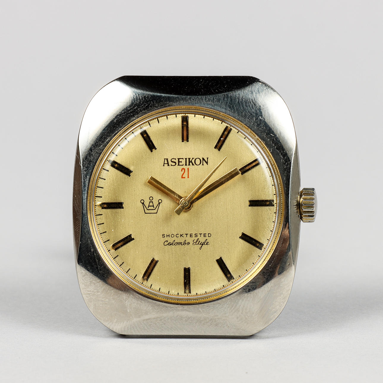 ASEIKON 21 „Colombo Style“, Stahl, manuell.