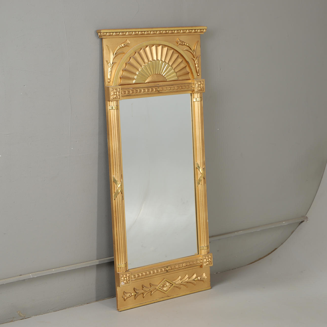 MIRROR, gilt, empire style.