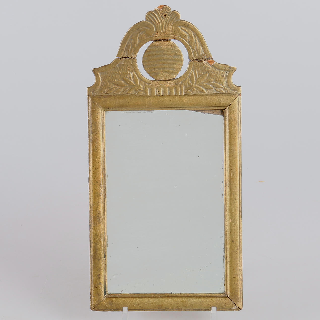 BORDSSPEGEL, förgylld, gustaviansk, 1700-tal.