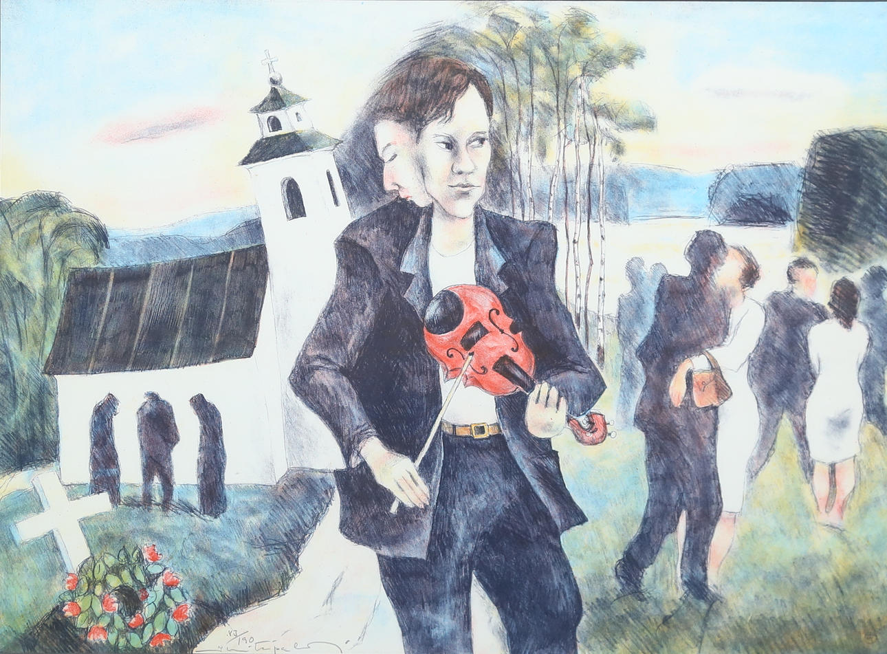 JUSSI TAIPALEENMÄKI. lithography, signed and numbered.