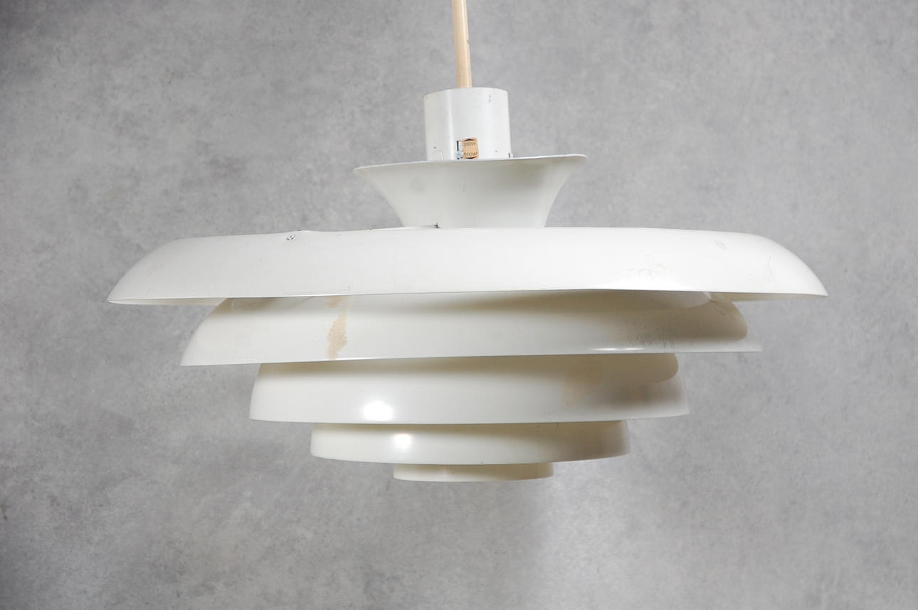 TAKLAMPA, plåt, 1960-tal.