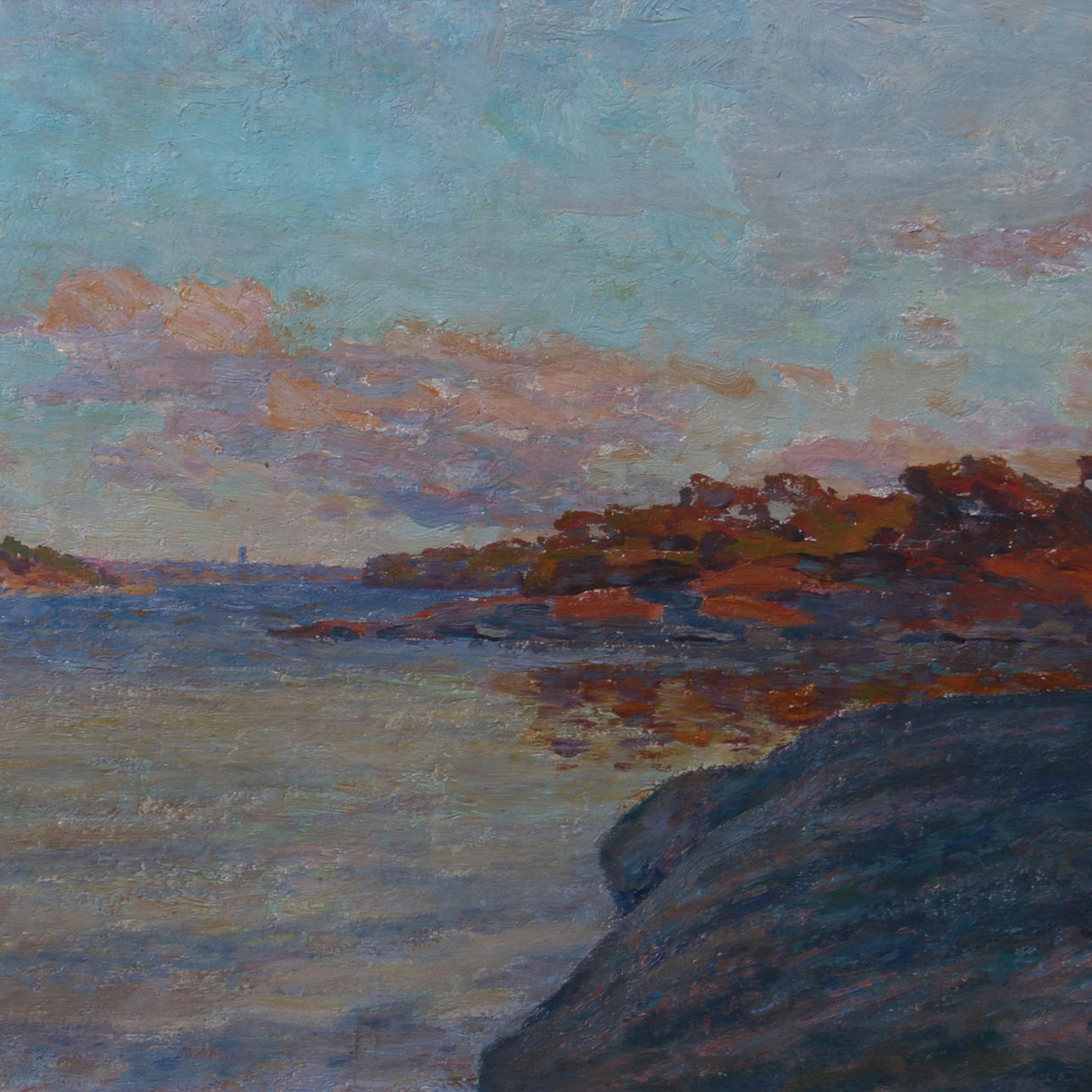 WILHELM BEHM. Olja på duk, signerad.