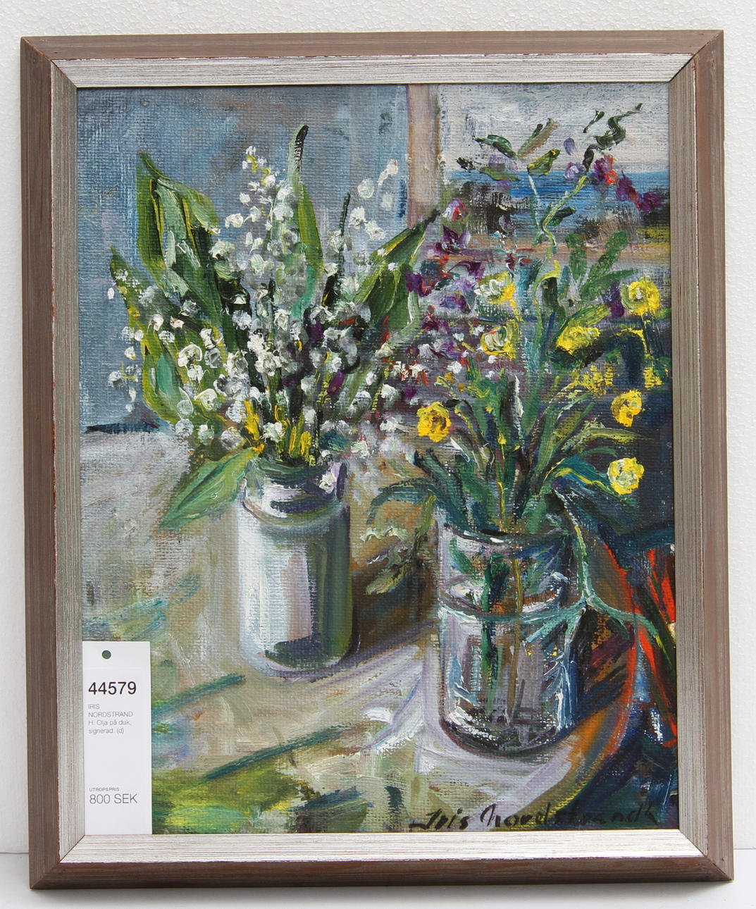 IRIS NORDSTRANDH. Olja på duk, signerad.