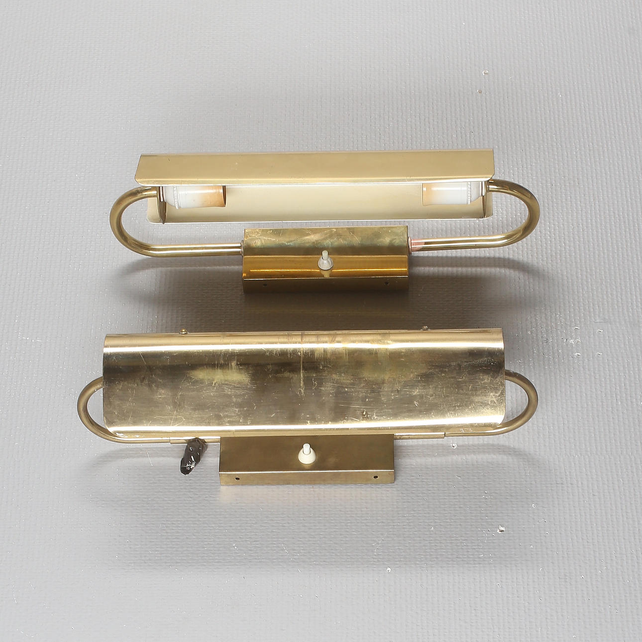 VÄGGLAMPOR, 2 st, Bertil Brisborg, Nordiska Kompaniet, 1940/50-tal.