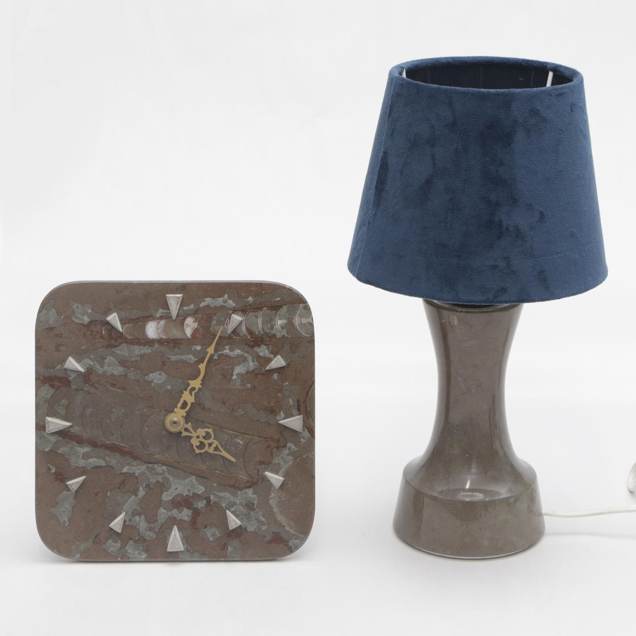 TABLE LAMP, and WALL CLOCK, Ölandssten.