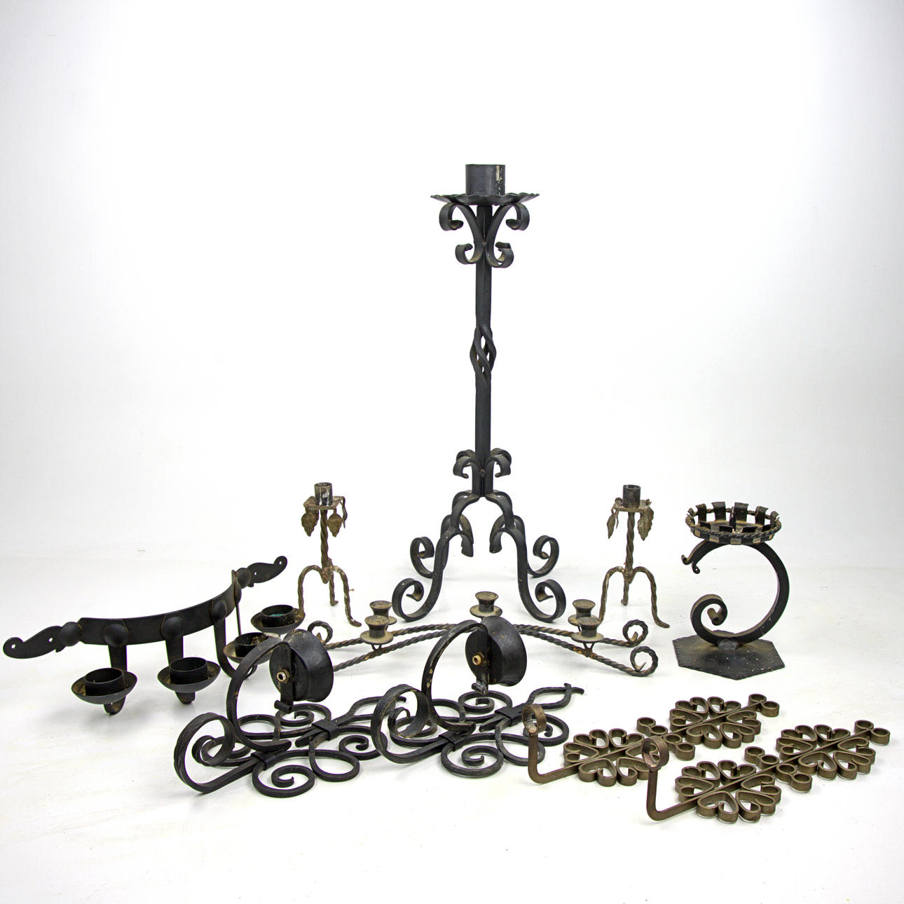 Kynttilänjalat, 10 st., 1900-tal.