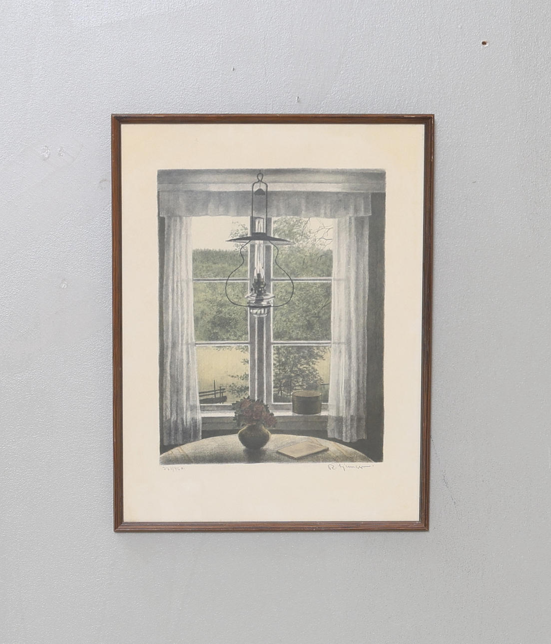 REINHOLD LJUNGGREN. lithograph, signed & numbered 371/460.