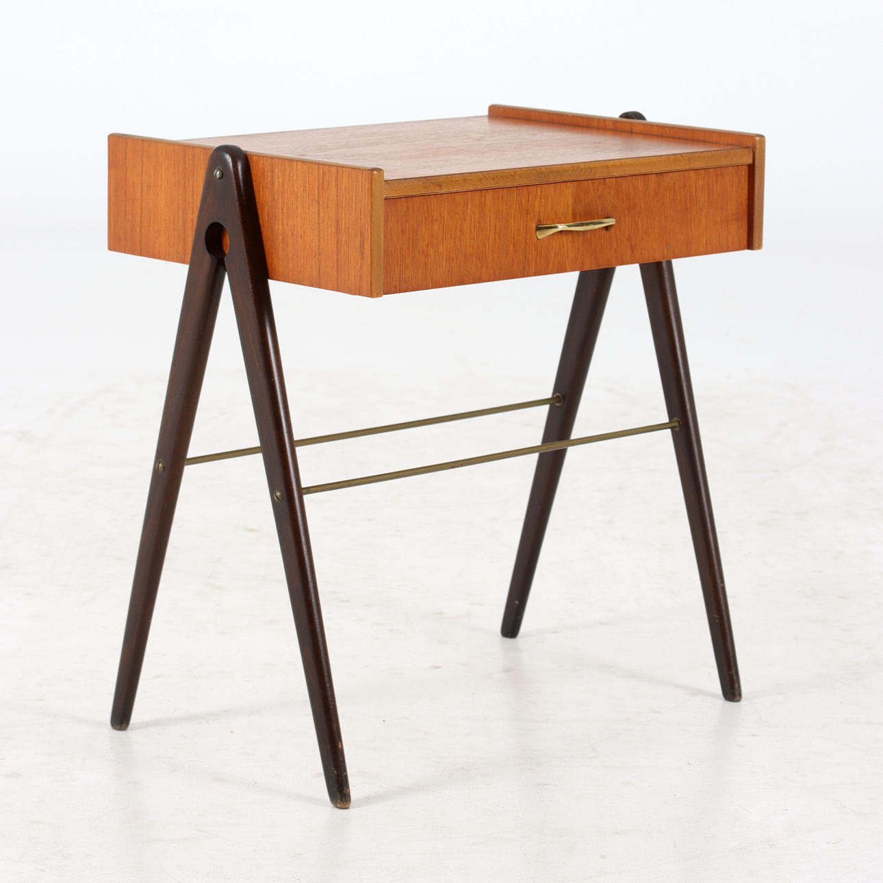A teak bedside table, 1950s/60s.