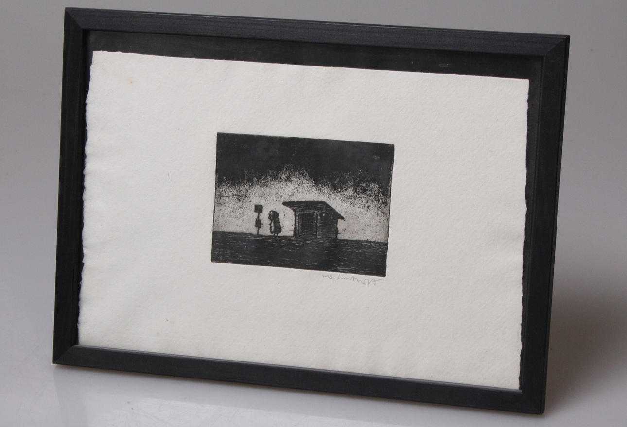 ULF LUNDKVIST. Etsning, signerad.