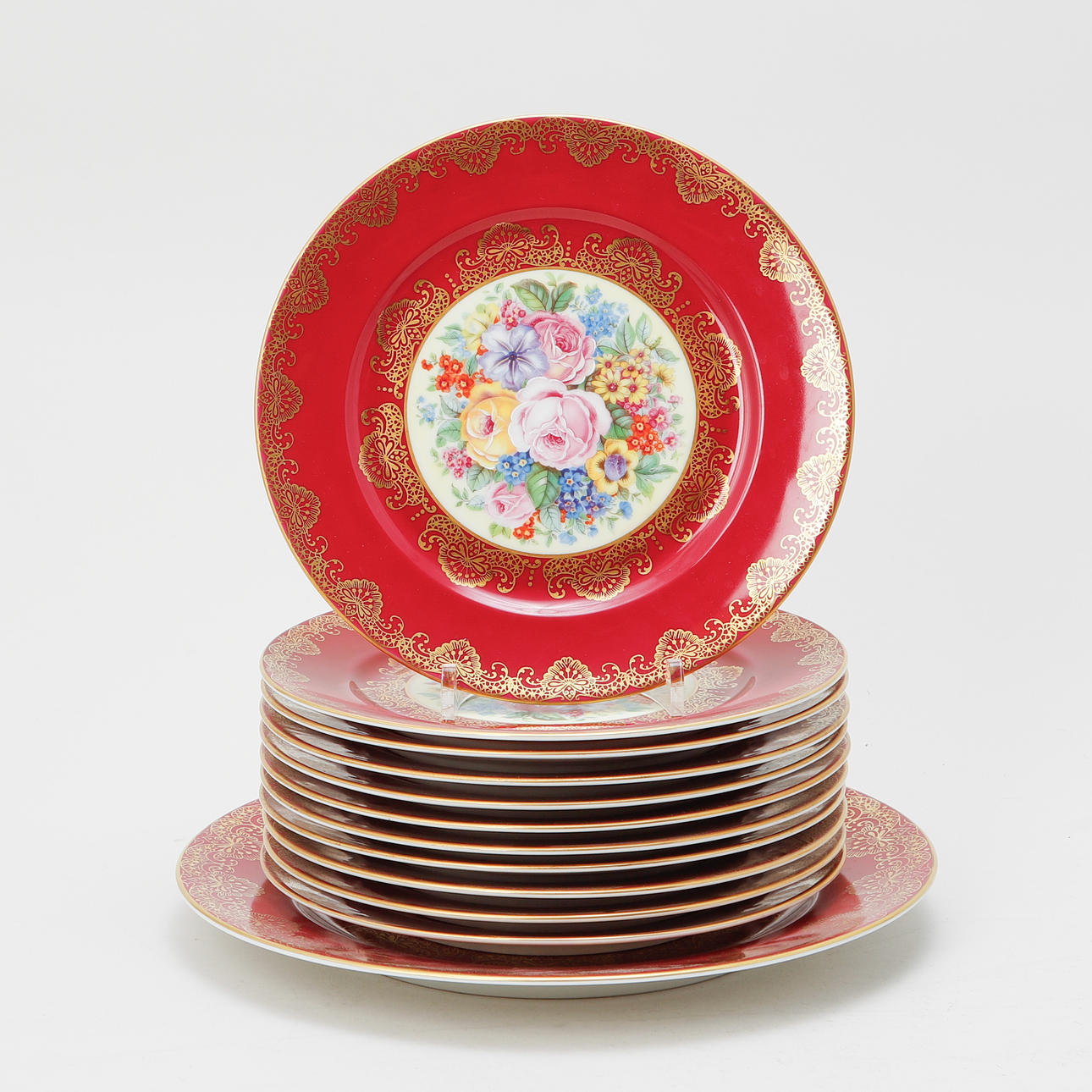 A 12-piece porcelain fruit set, Rosenthal.