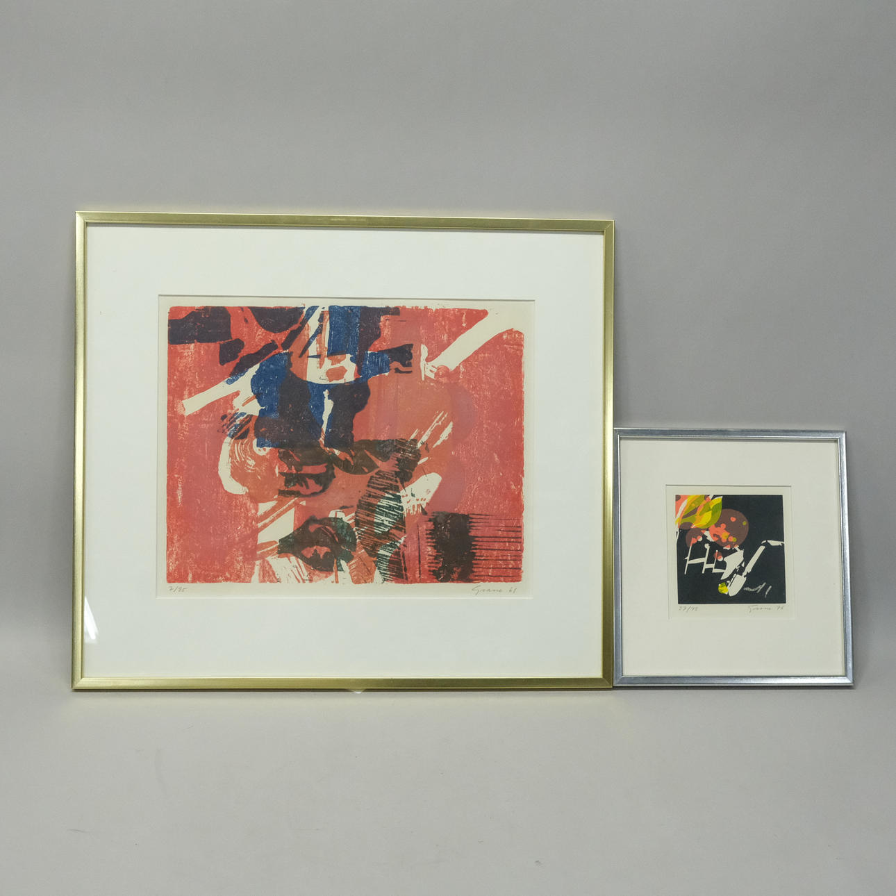 KNUT GRANE. LITHOGRAPHS. TWO PARTS.