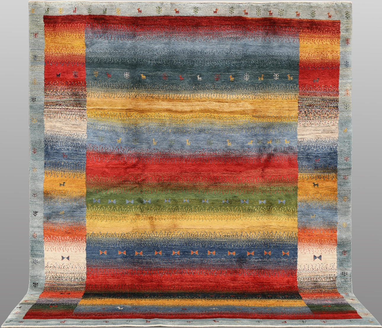 ORIENT CARPET. Figural Gabbeh Fine, 288 x 207 cm.