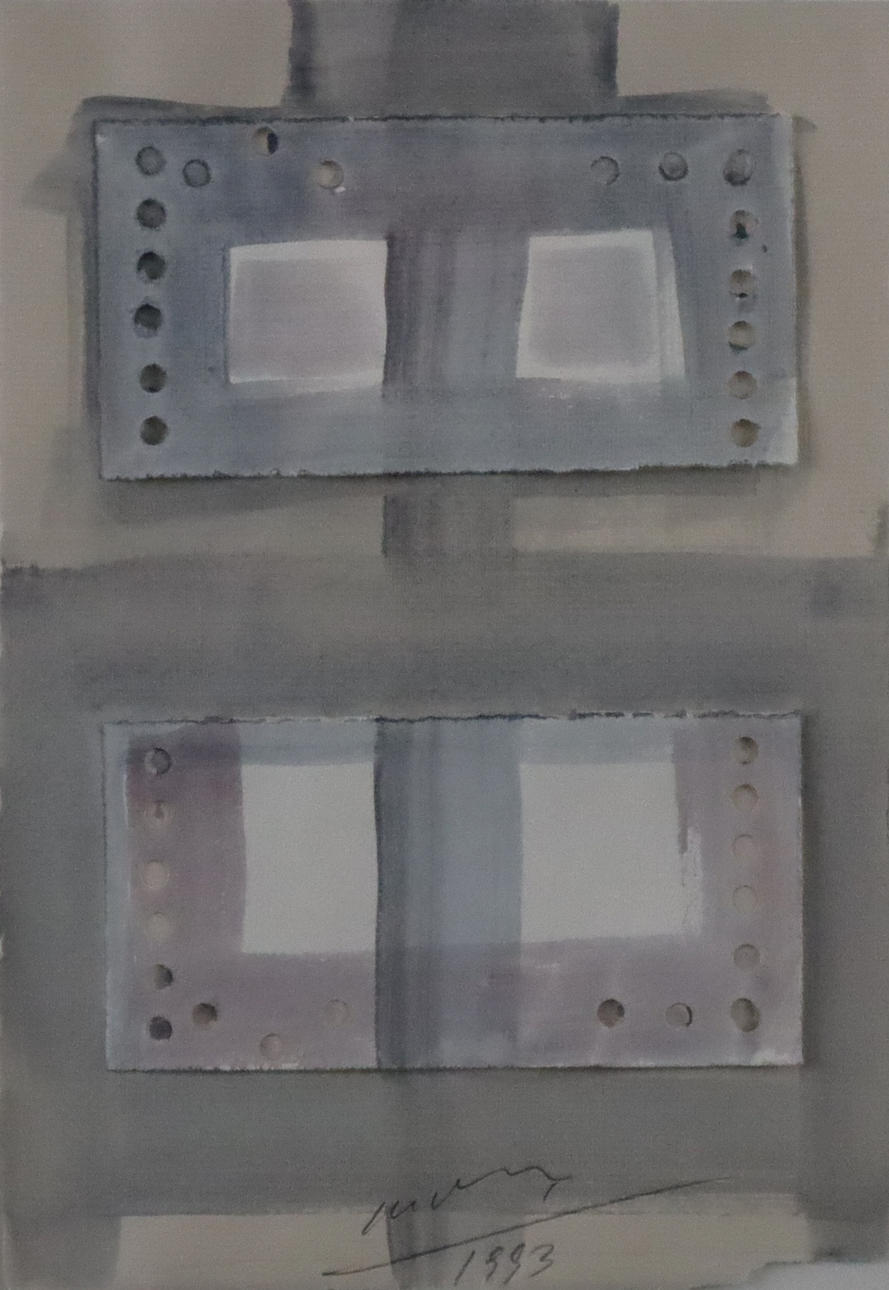 ROY, REINHARD. Untitled, 1993, mixed media/collage.