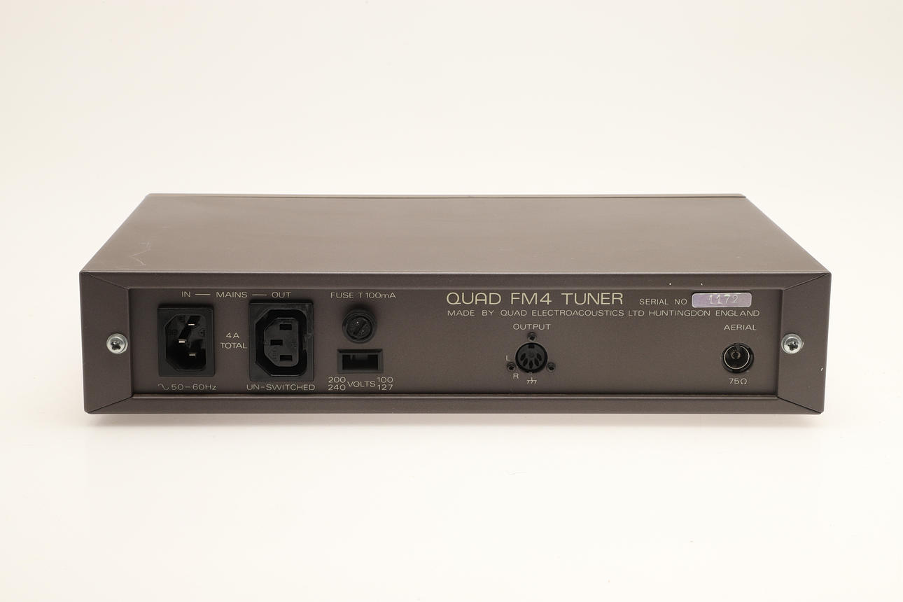 A QUAD 405 CURRENT DUMPING AMPLIFIER, IN ORIGINAL BOX, A QUAD 34