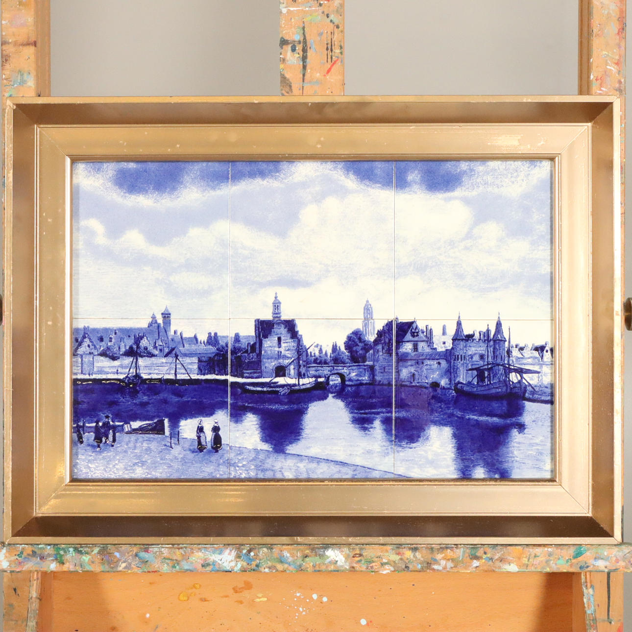 JOHANNES VERMEER, EFTER. KAKELTAVLA, 1900-tal.