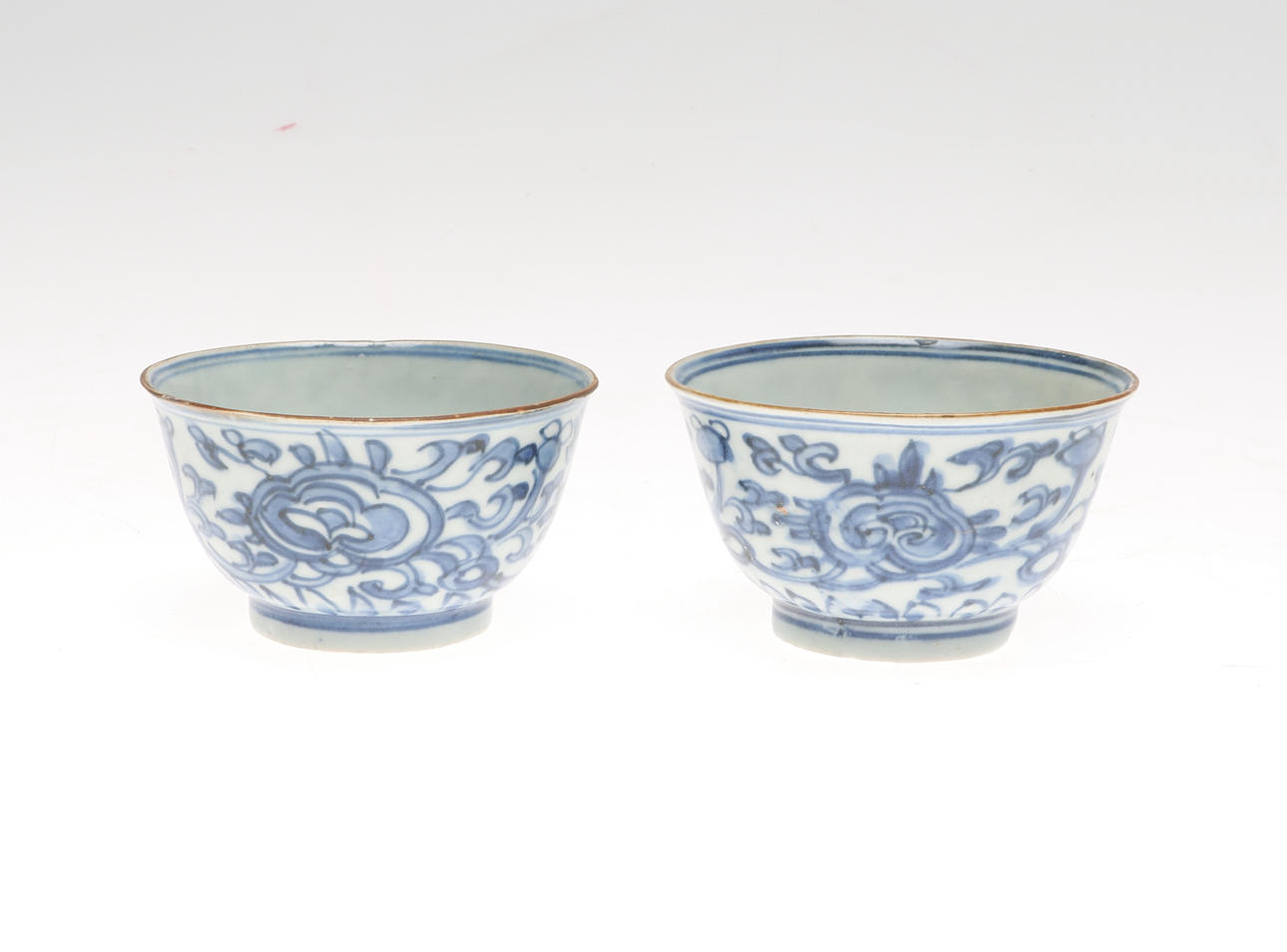 SKÅLAR, 2 st, porslin, Kangxi.