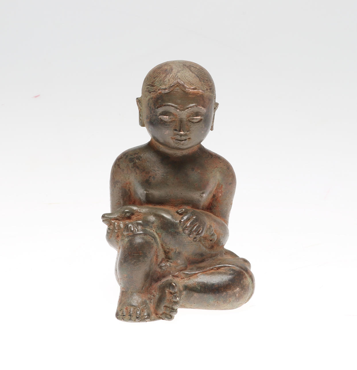 FIGURIN, brons, orientalisk, 18/1900-tal.