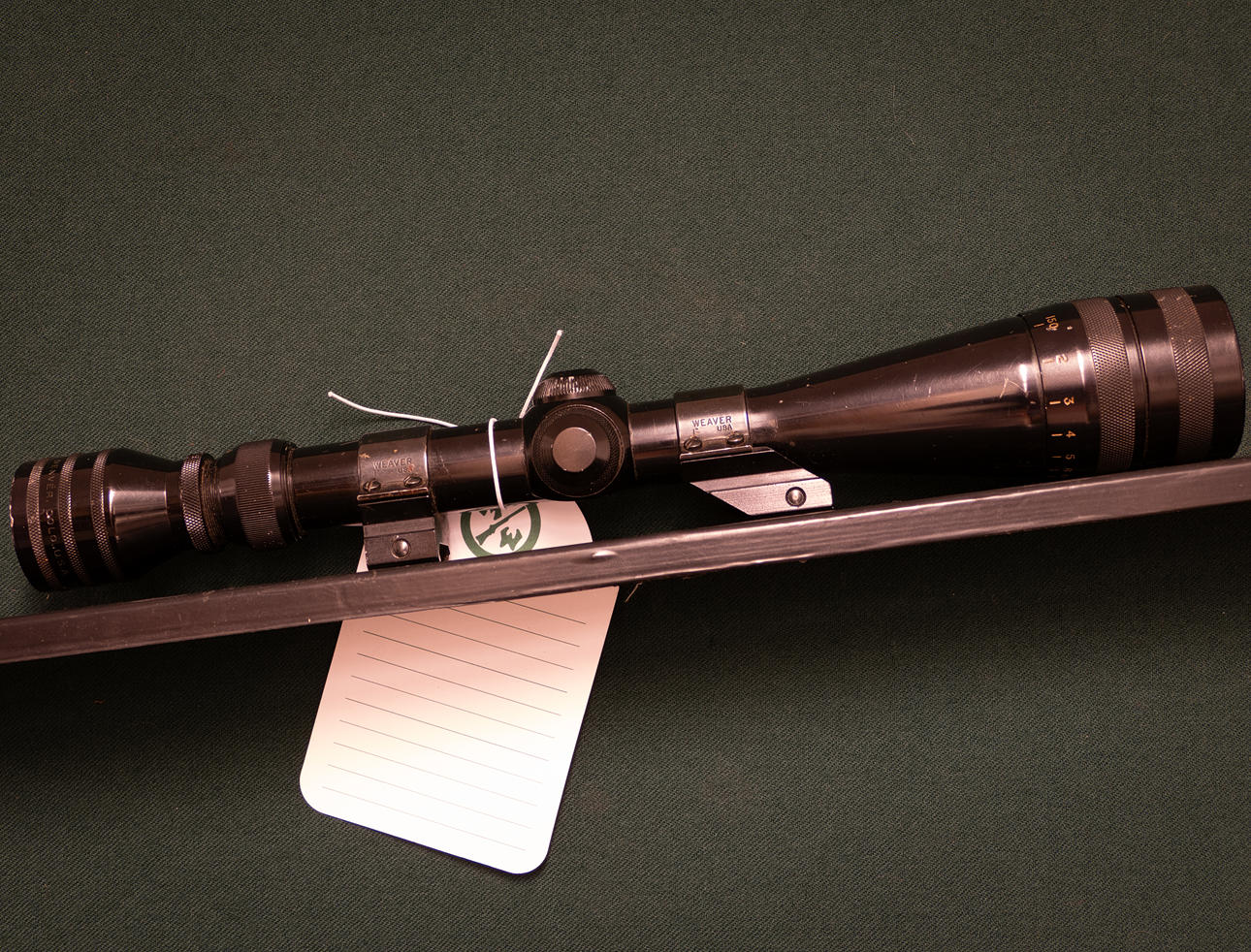 Kikkert 1" Redfield 4-12x42 med ringe.