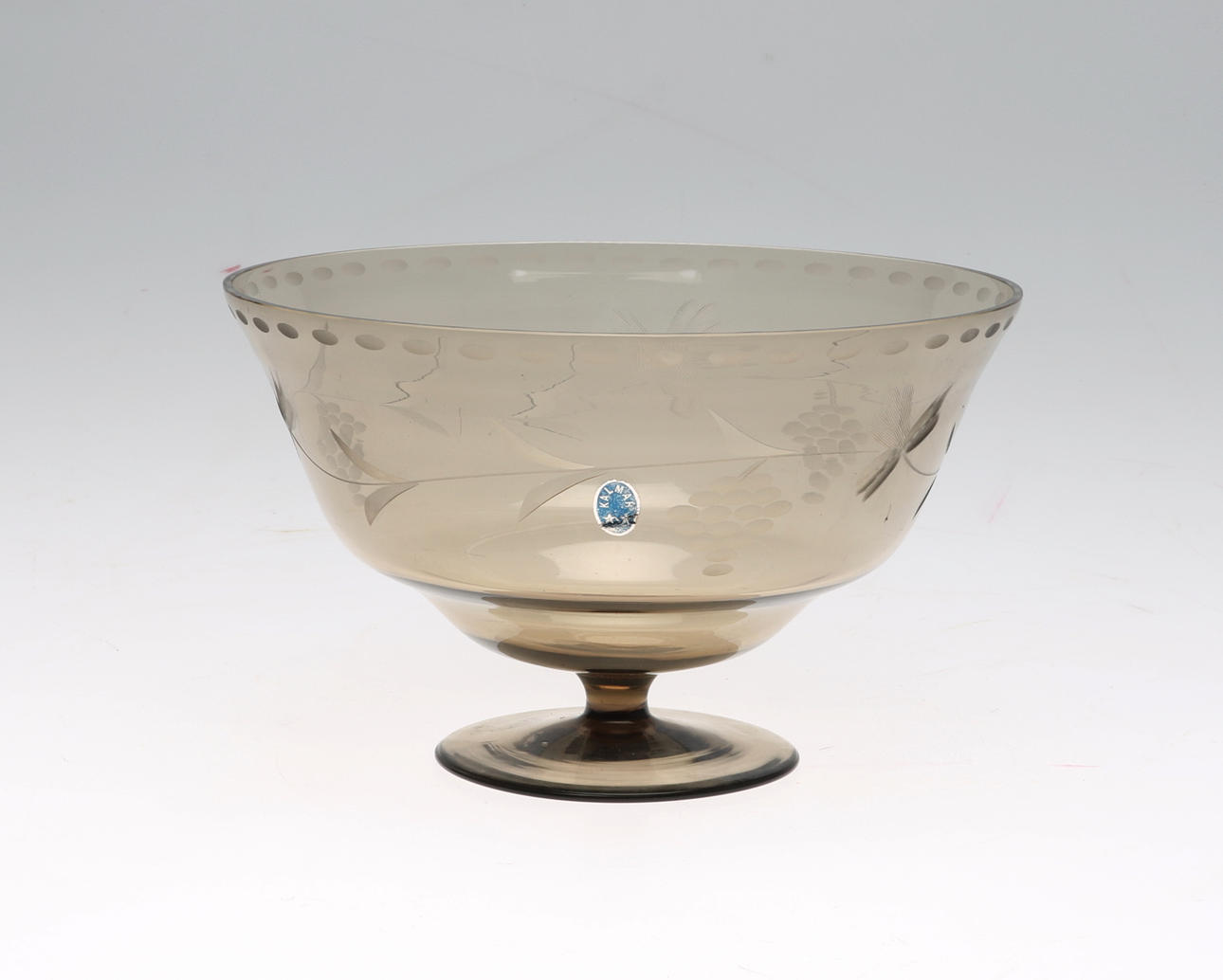 SKÅL, glas, Kalmar Glasbruk.