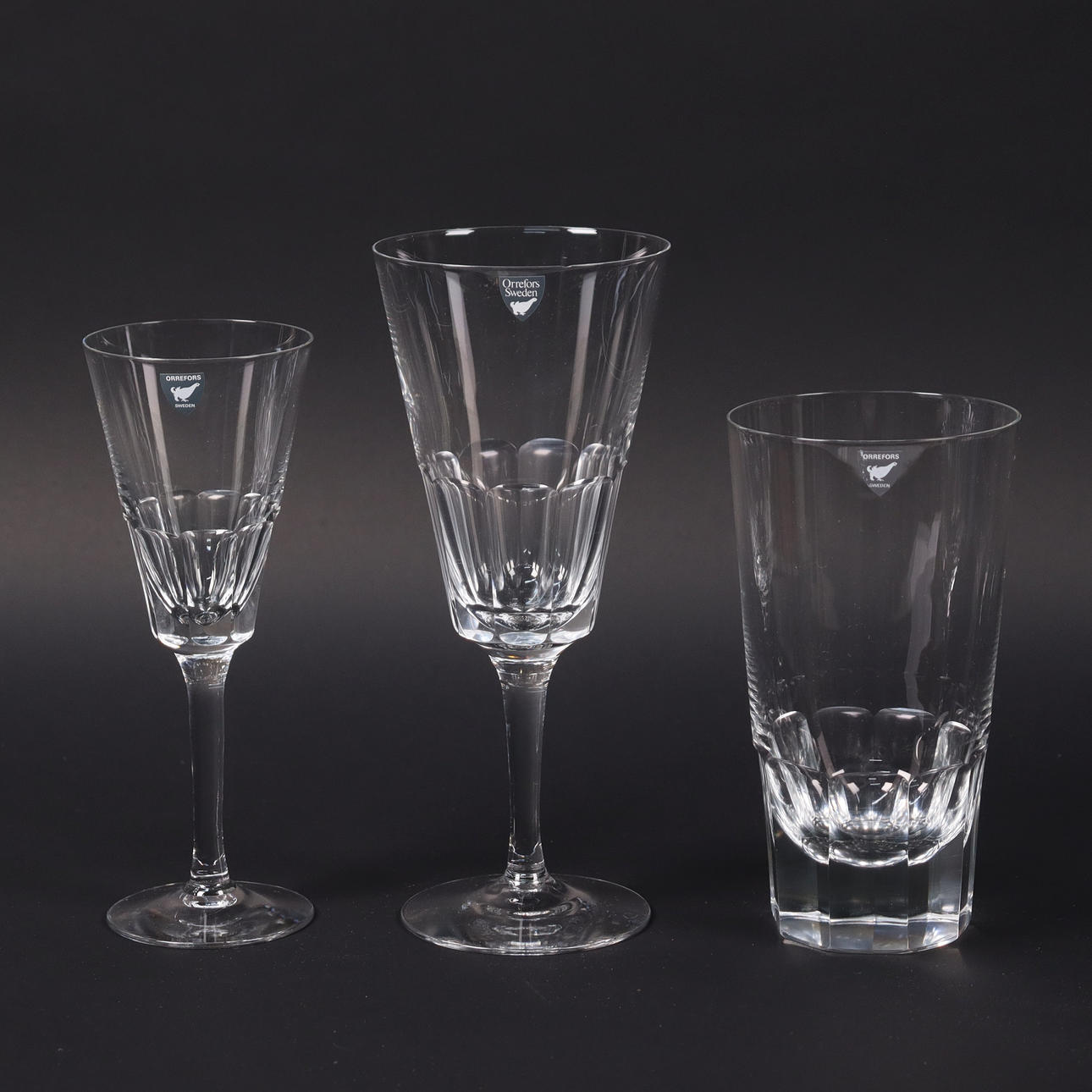 GLASS SERVICE, Orrefors.