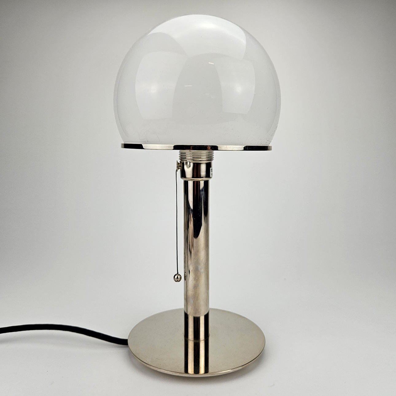 WILHELM WAGENFELD. A table lamp, WA 24, “Bauhaus lamp”, Tecnolumen