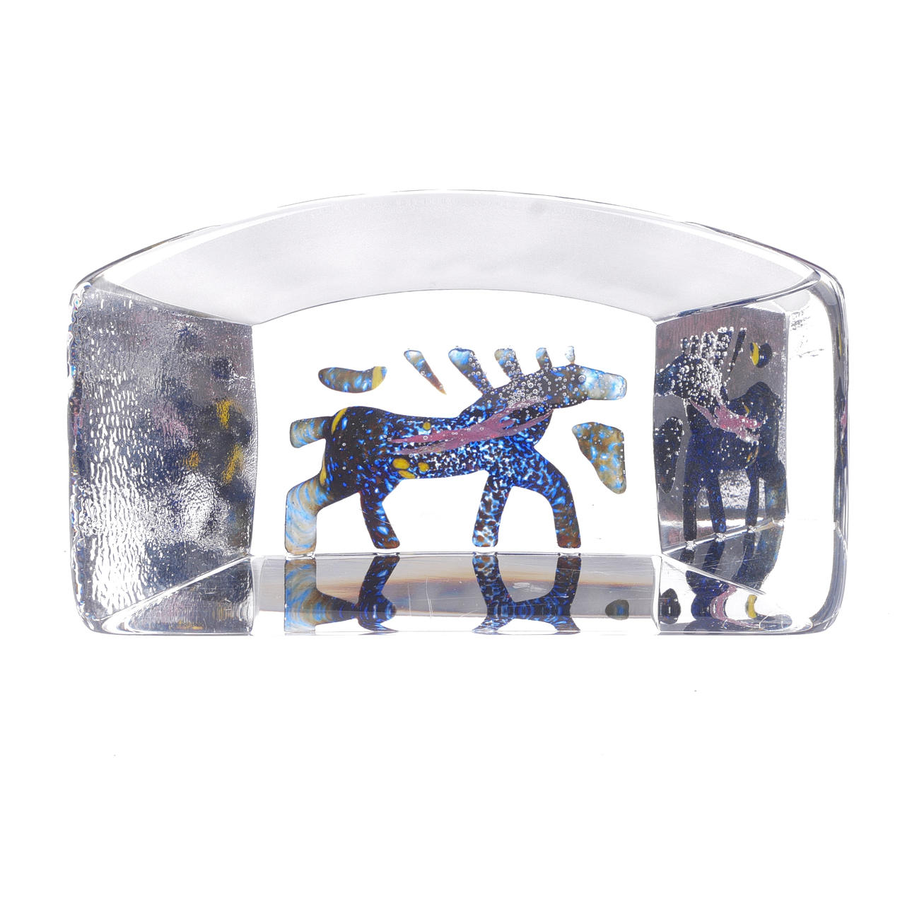 BERTIL VALLIEN. GLASBLOCK, „Pegasus“, Kosta Boda.