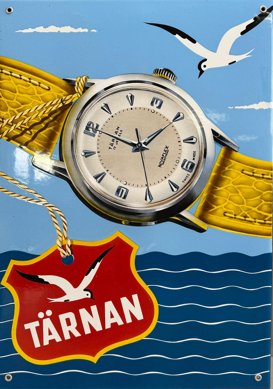 TÄRNAN, emaljskylt, 1940/50-tal, Tyskland.