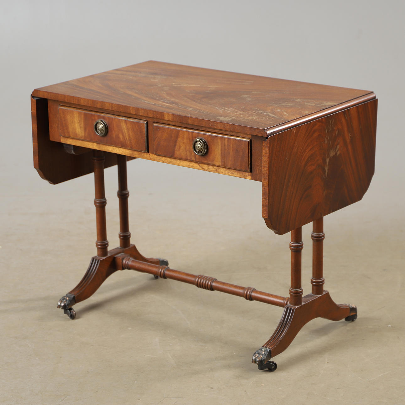 TABLE WITH FLAPS, mahogany, English style.
