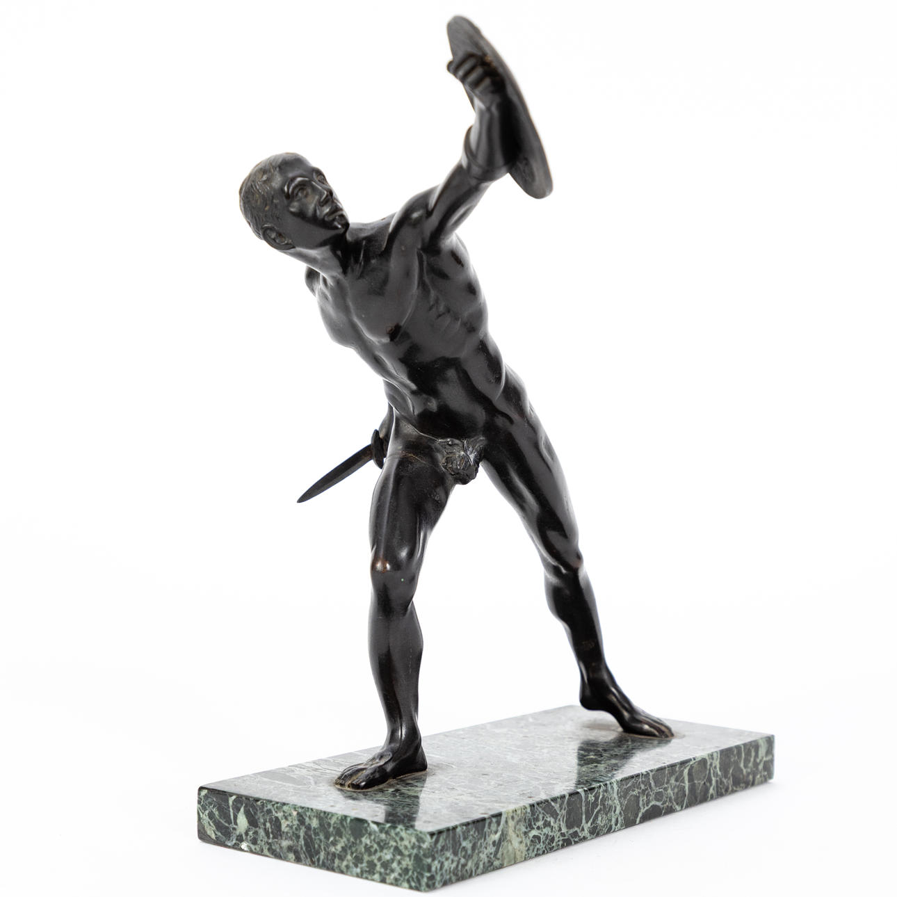 Borghese fencer, bronze, 1. Quarter 20. Jh.
