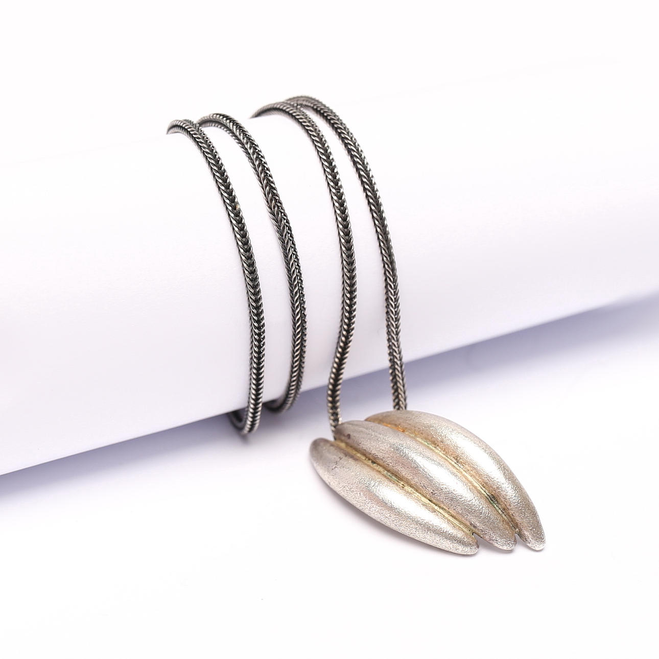 PENDANT with CHAIN, silver, Margreth Sandström de Witt, Linköping.