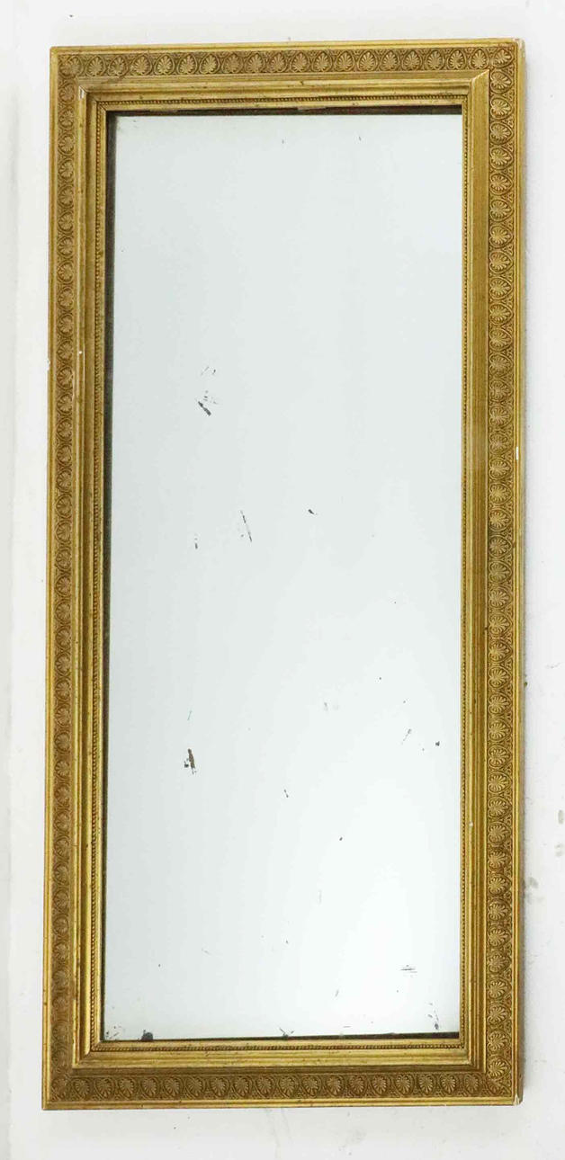 A 20th century gilt mirror.