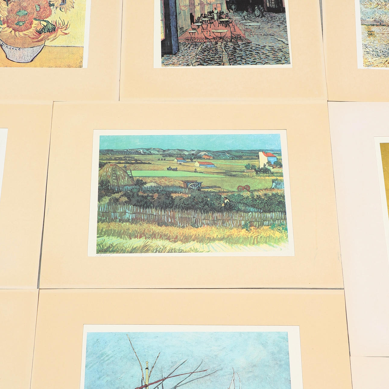 VINCENT VAN GOGH. Efter. konstmapp, 9 st tryck, Lambert Studios Inc