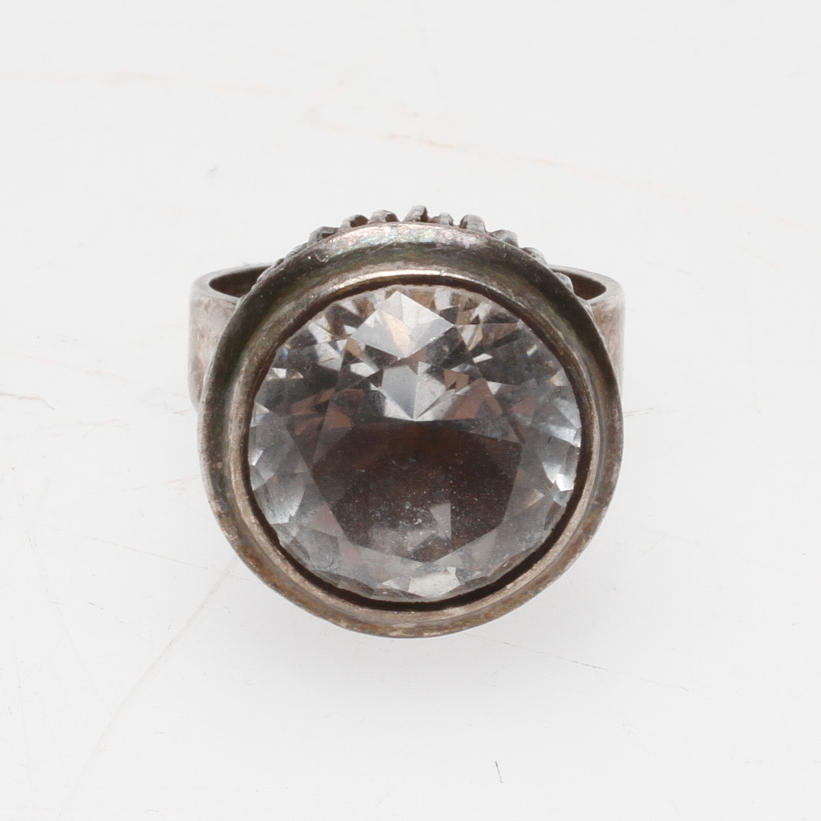 RING, silver, Bengt Hallberg, Köping, 1971.