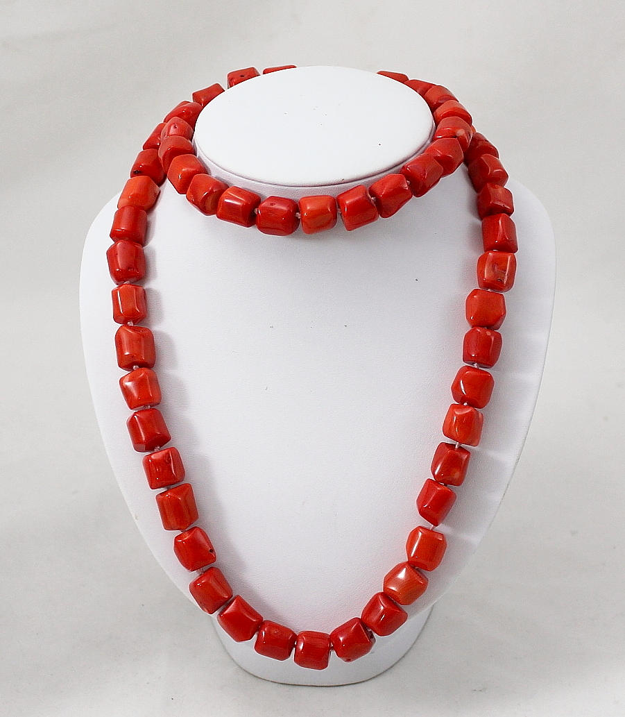 COLLIER, Korall, laxrosa.