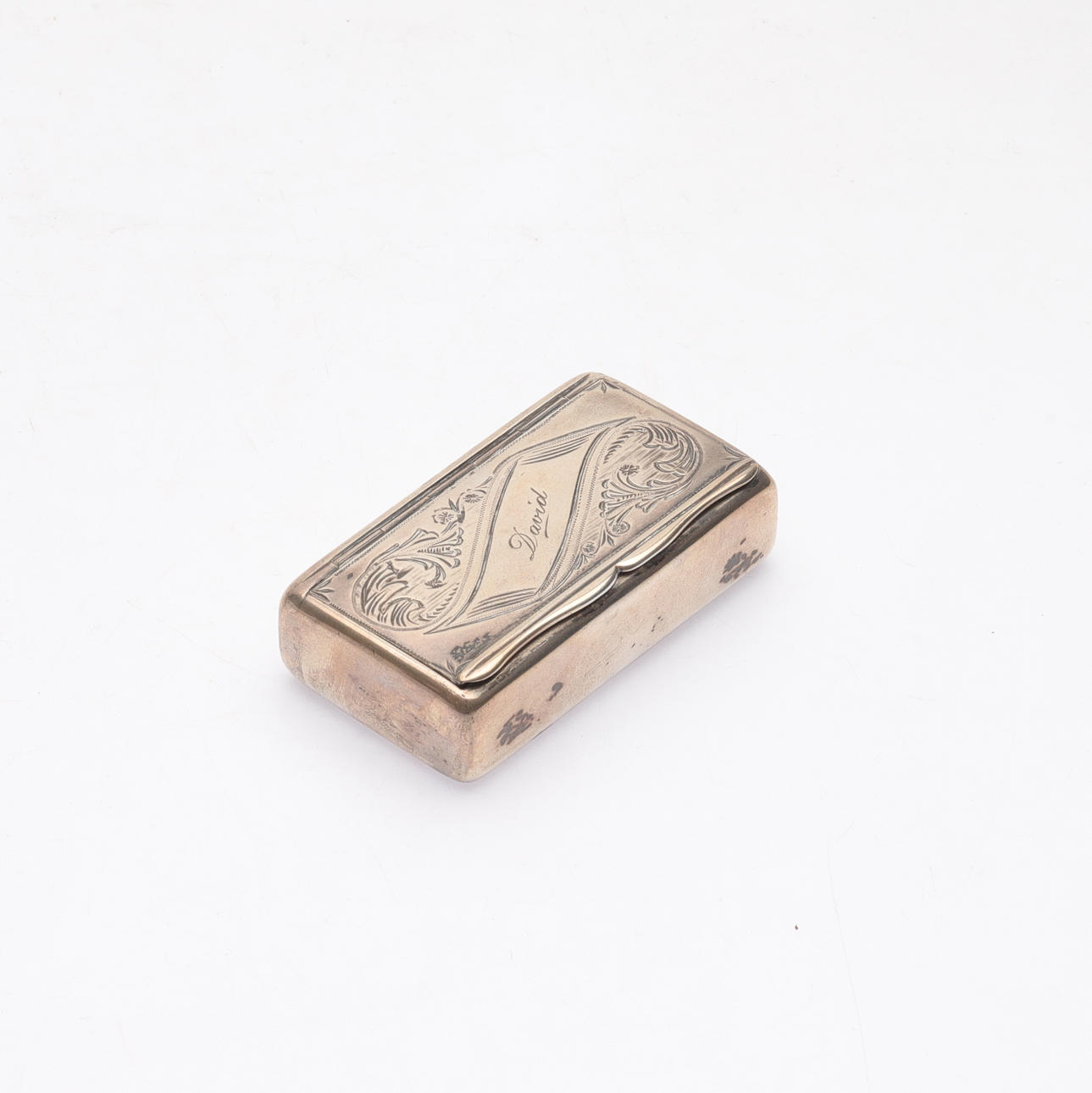 SNUSDOSA, silver, Sverige. Totalvikt ca 95 g.