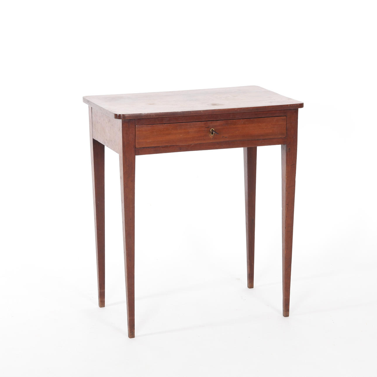 TABLE WITH DRAWER, mahogany 19th century.