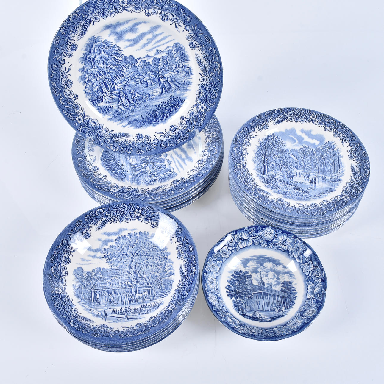 DINNERWARE 25 pieces, flintware, Churchill.