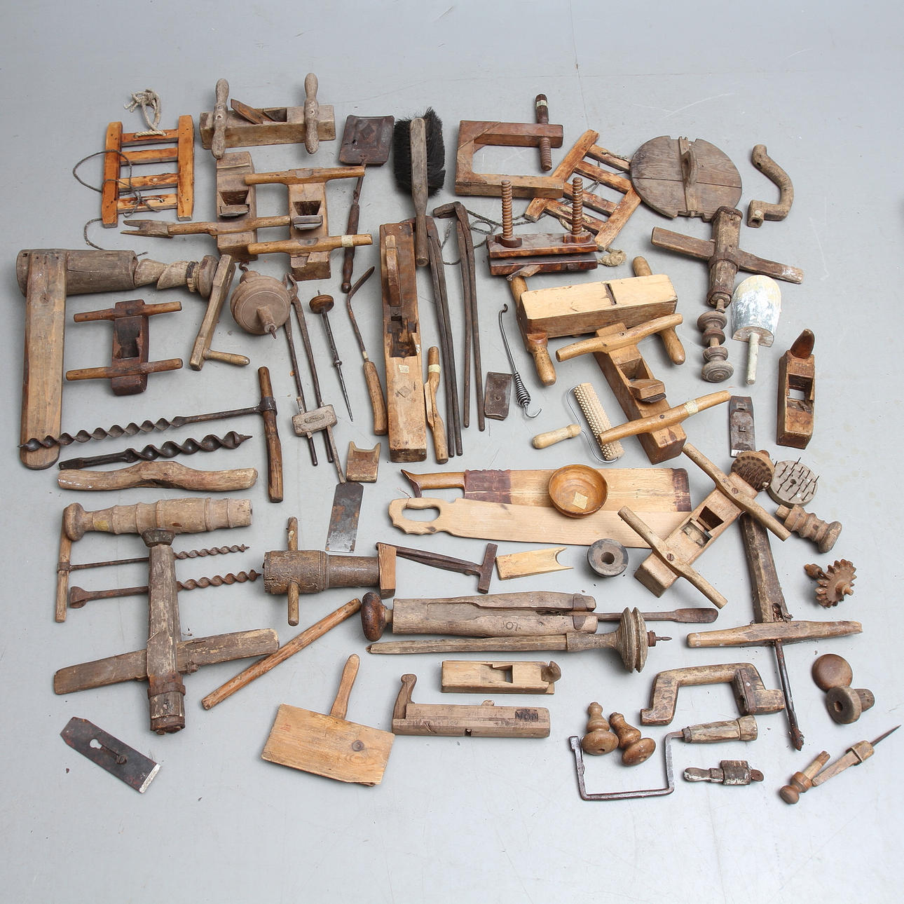 STORT PARTI ALLMOGEVERKTYG & REDSKAP.